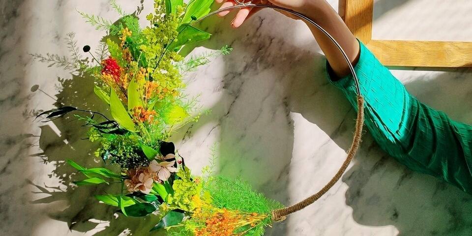 Atelier couronne de fleurs - Captain Vegetal
