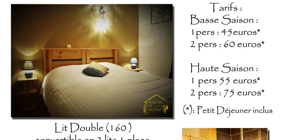 Auberge De Portout - chambre