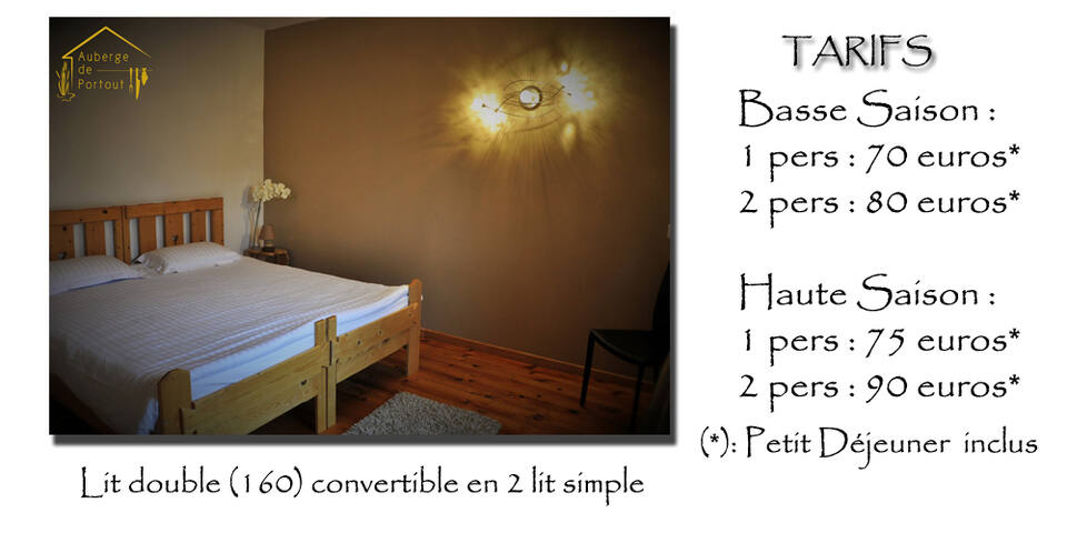 Auberge De Portout - chambre