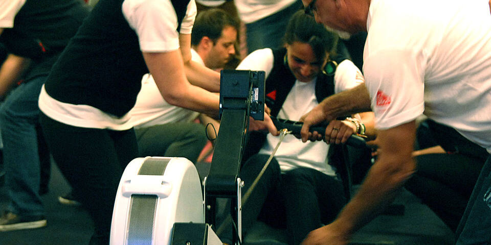 Challenge concept indoor Aviron