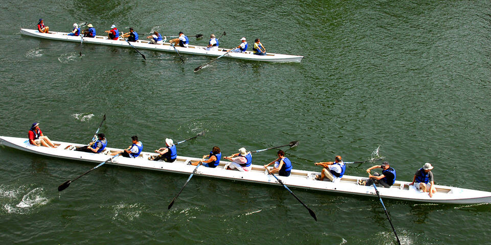 Coaching d'équipe Aviron