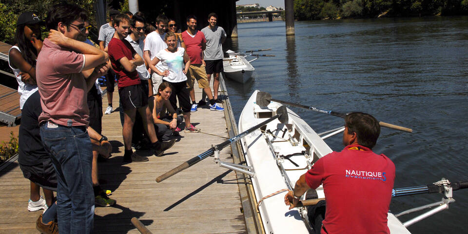 Coaching d'équipe Aviron
