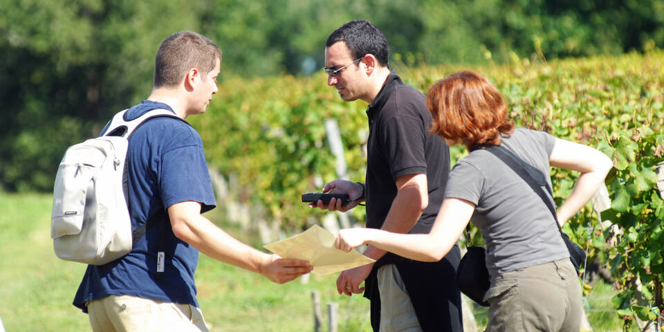 Course d'orientation au GPS