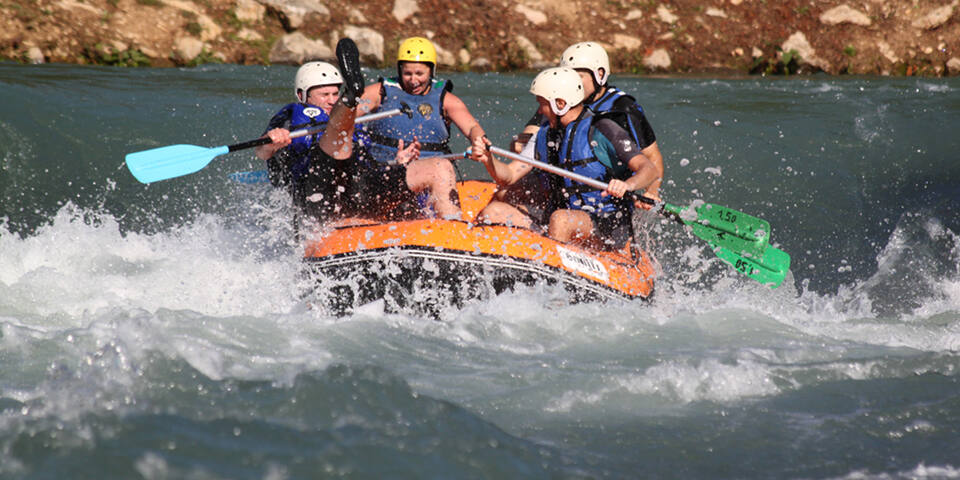 Expérimentez le Rafting