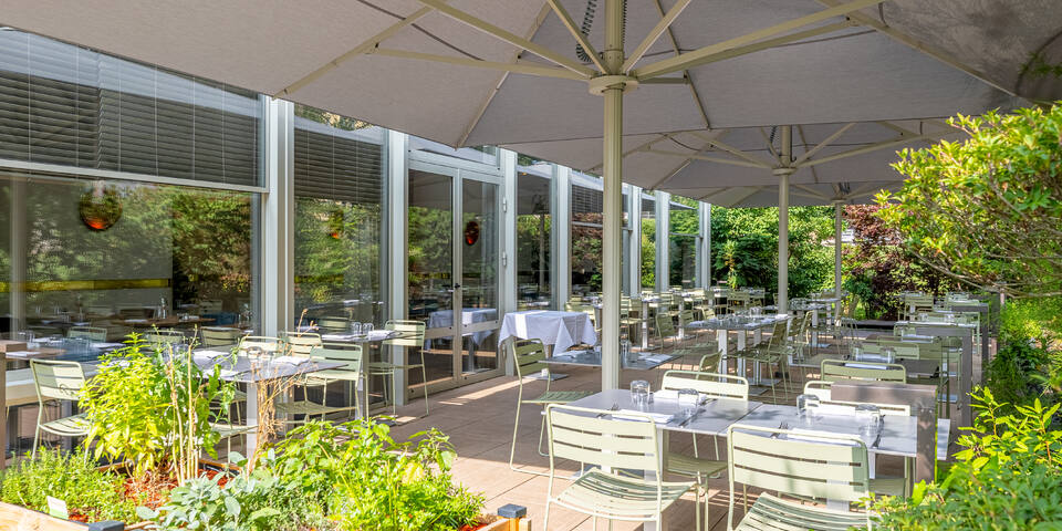Hôtel Le Riviera - Aix-les-Bains - restaurant