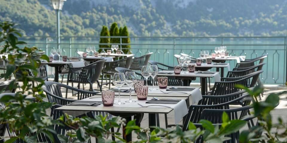 Hôtel Novalaise Plage - Restaurant Les Roselières - restaurant