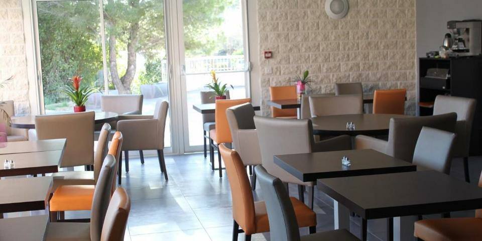 Hôtel The Originals City Le Mas de Grille - Montpellier Sud — restaurant