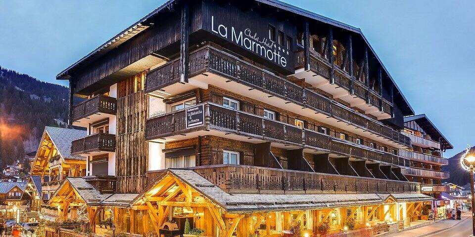 Hôtel The Originals La Marmotte - La Tapiaz & SPA - facade