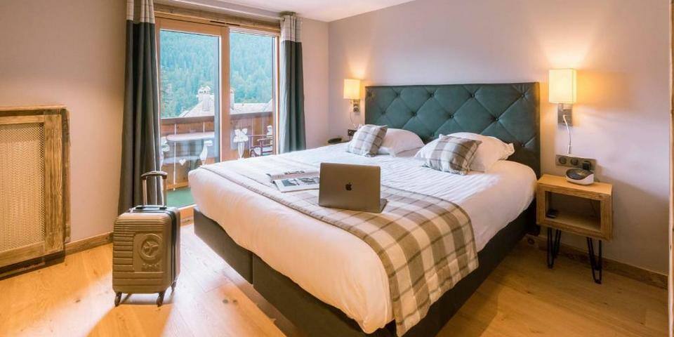 Les Gentianettes Hôtel Restaurant & Spa - chambre
