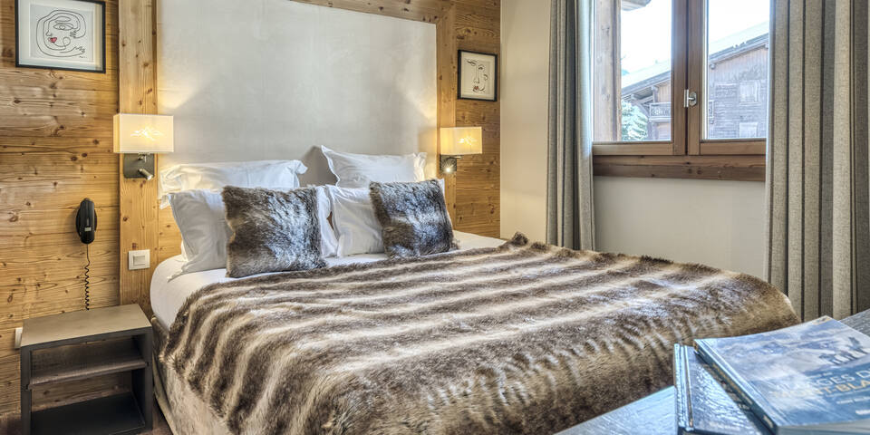 Les Loges Blanches Megève - chambre
