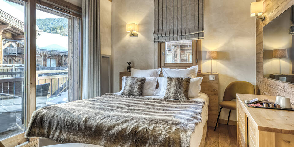 Les Loges Blanches Megève - chambre