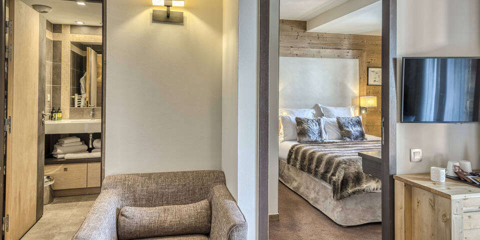 Les Loges Blanches Megève - chambre