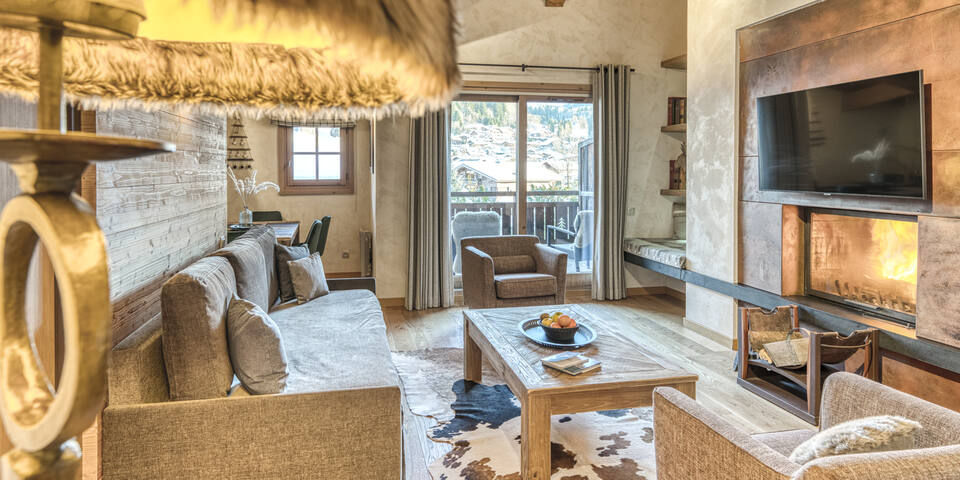 Les Loges Blanches Megève - chambre
