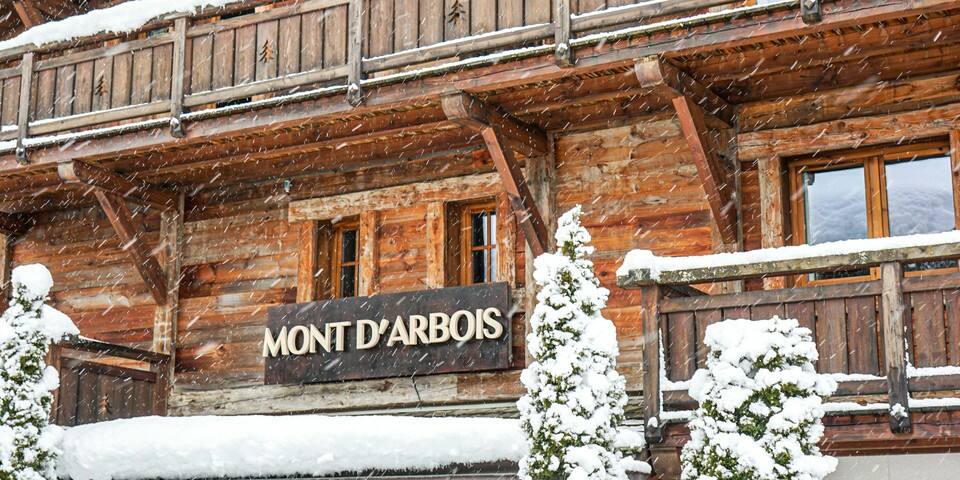 Les Loges Blanches Megève - facade