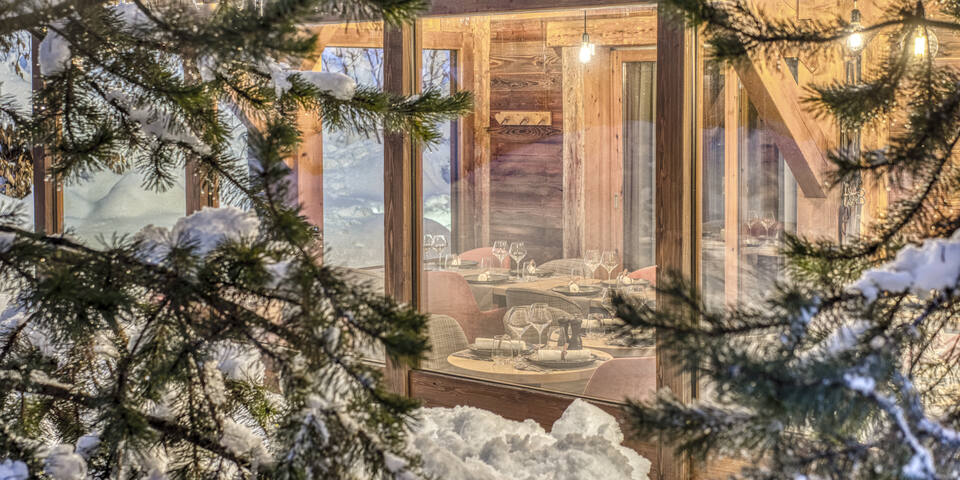 Les Loges Blanches Megève - restaurant