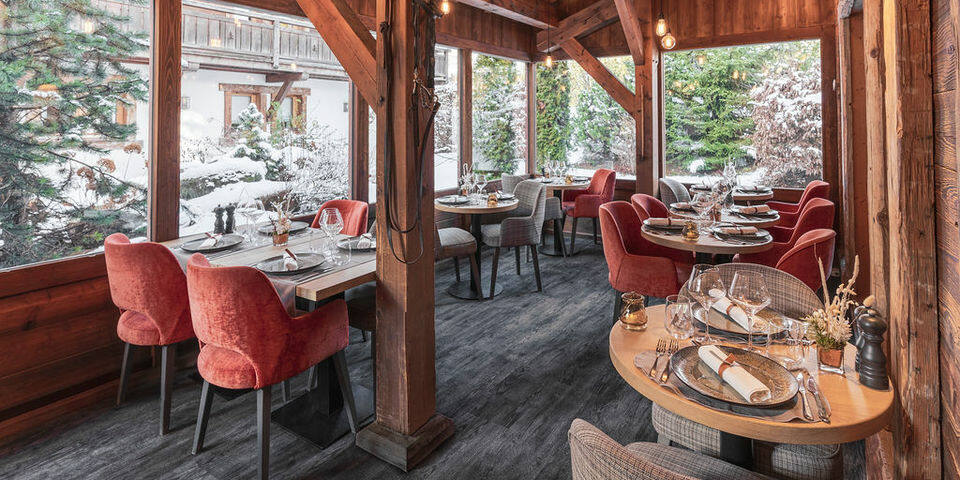 Les Loges Blanches Megève - restaurant