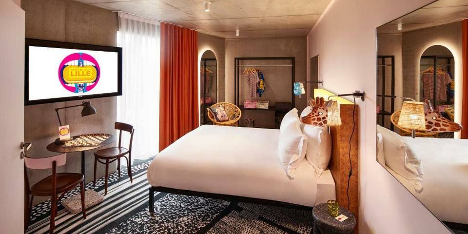 Mama Shelter Lille — chambre