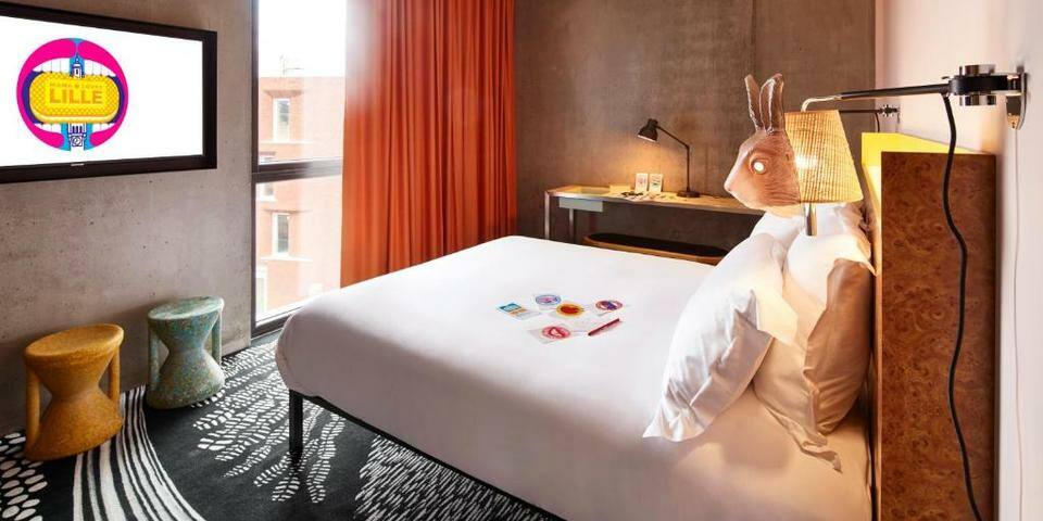 Mama Shelter Lille — chambre