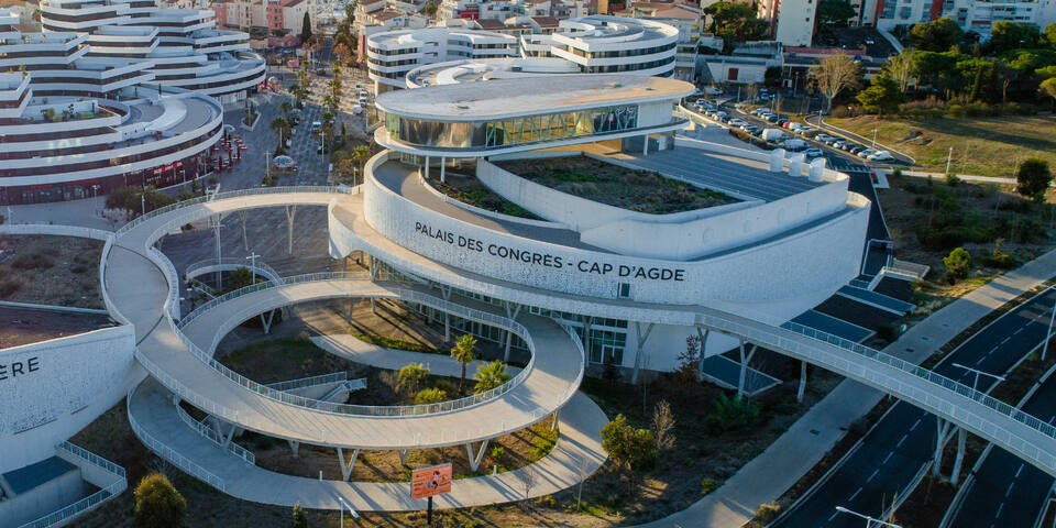 Palais des Congrès Cap d'Agde Méditerranée — facade