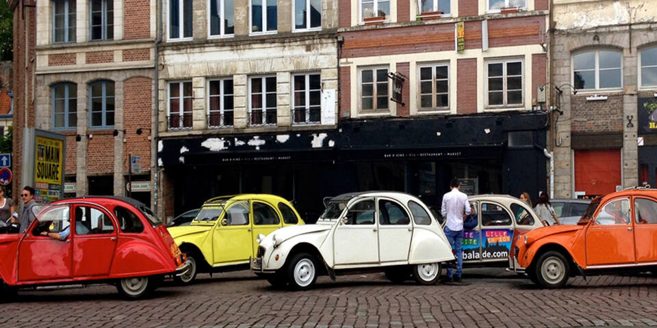 Rallye en 2CV à Lille