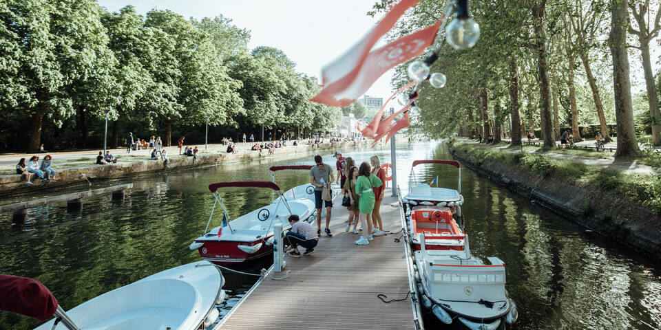 Rallye en bateaux électriques à Lille