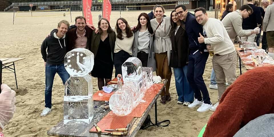 Sculptures en glace - Ecco La Luna